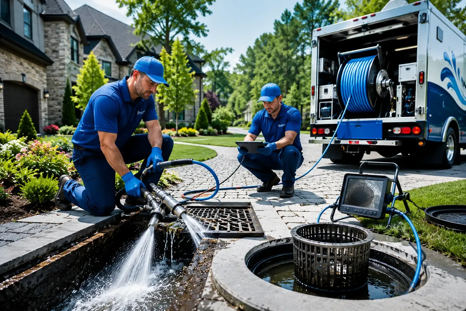 Local outdoor drain cleaning professionals in Gillespie, IL