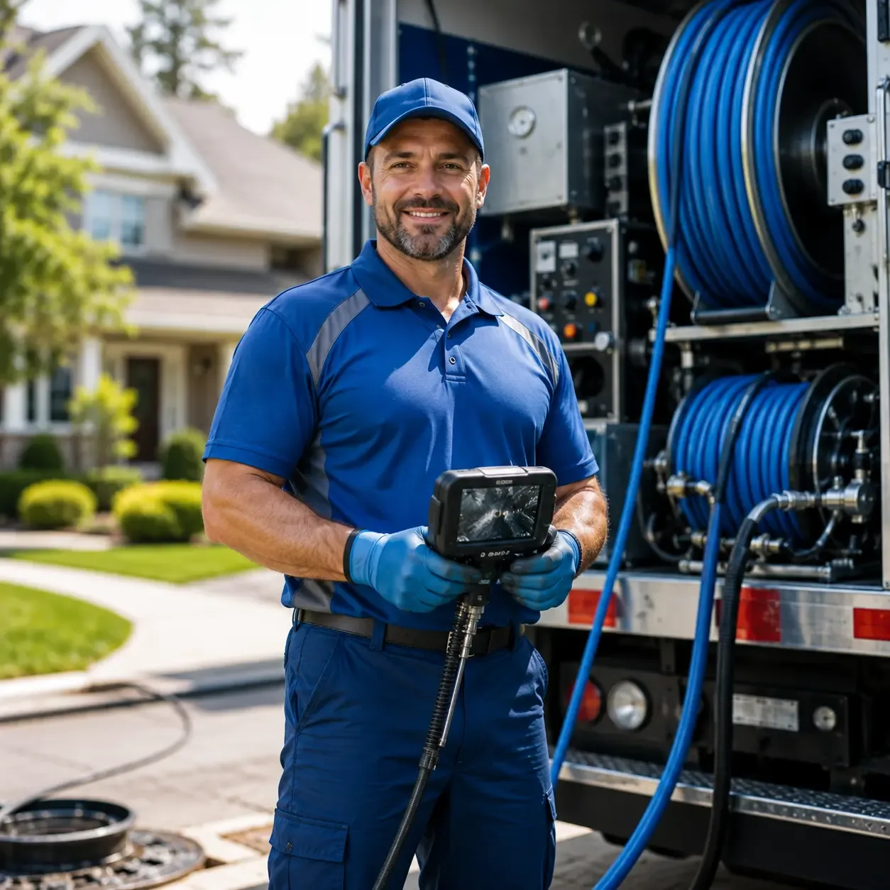 Local outdoor drain cleaning specialists in Gillespie, IL